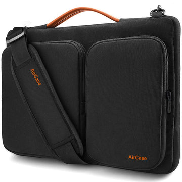 AirCase Laptop Messenger Bag for 13-Inch, 14-Inch, 15.6-Inch Splash-Proof Laptop Bag