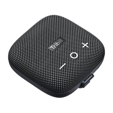 Tribit StormBox Micro 2 Portable Speaker: 90dB Loud Sound Deep Bass IP67 Waterproof Small Speaker Built-in Strap, 12H Playtime Long Battery 120ft for Outdoor Camping Biking (Black)