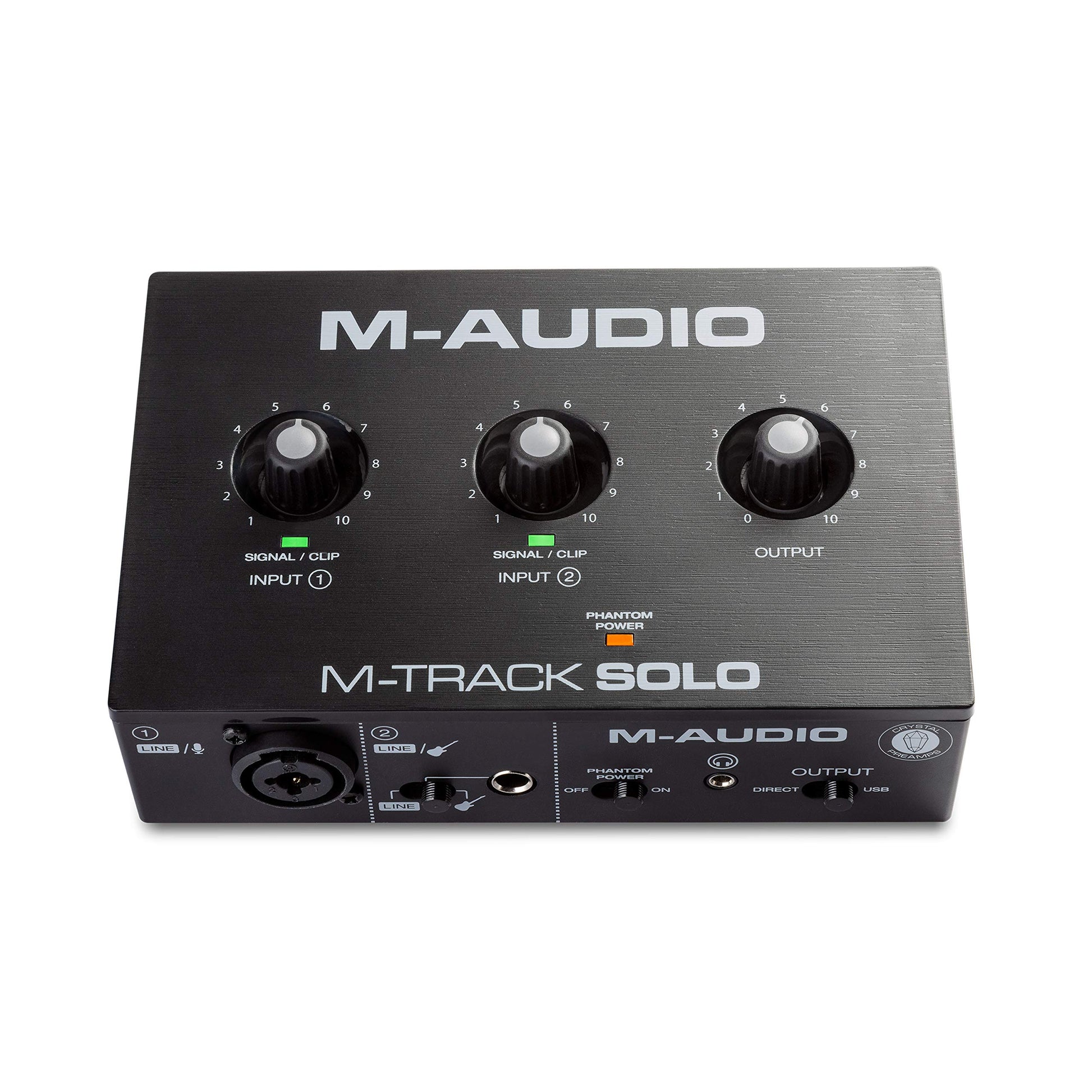 M-Audio M-Track Duo – USB Audio Interface for Recording, Streaming and Podcasting with Dual XLR, Line & DI Inputs, plus a Software Suite Included