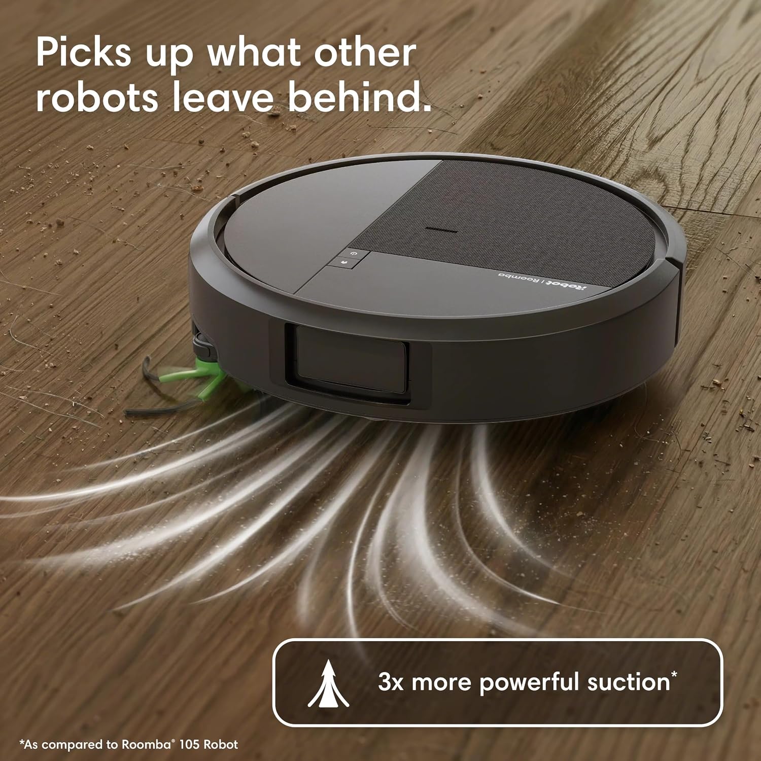 iRobot Roomba Plus 515 Robot Vacuum & Mop Combo, 22,000Pa Suction, 90 Days Self-Emptying, Multifunction Dock, Self‑Cleaning, Heated Wash & Heated Dry, Smart Obstacle Avoidance, Lifting Spinning Mops