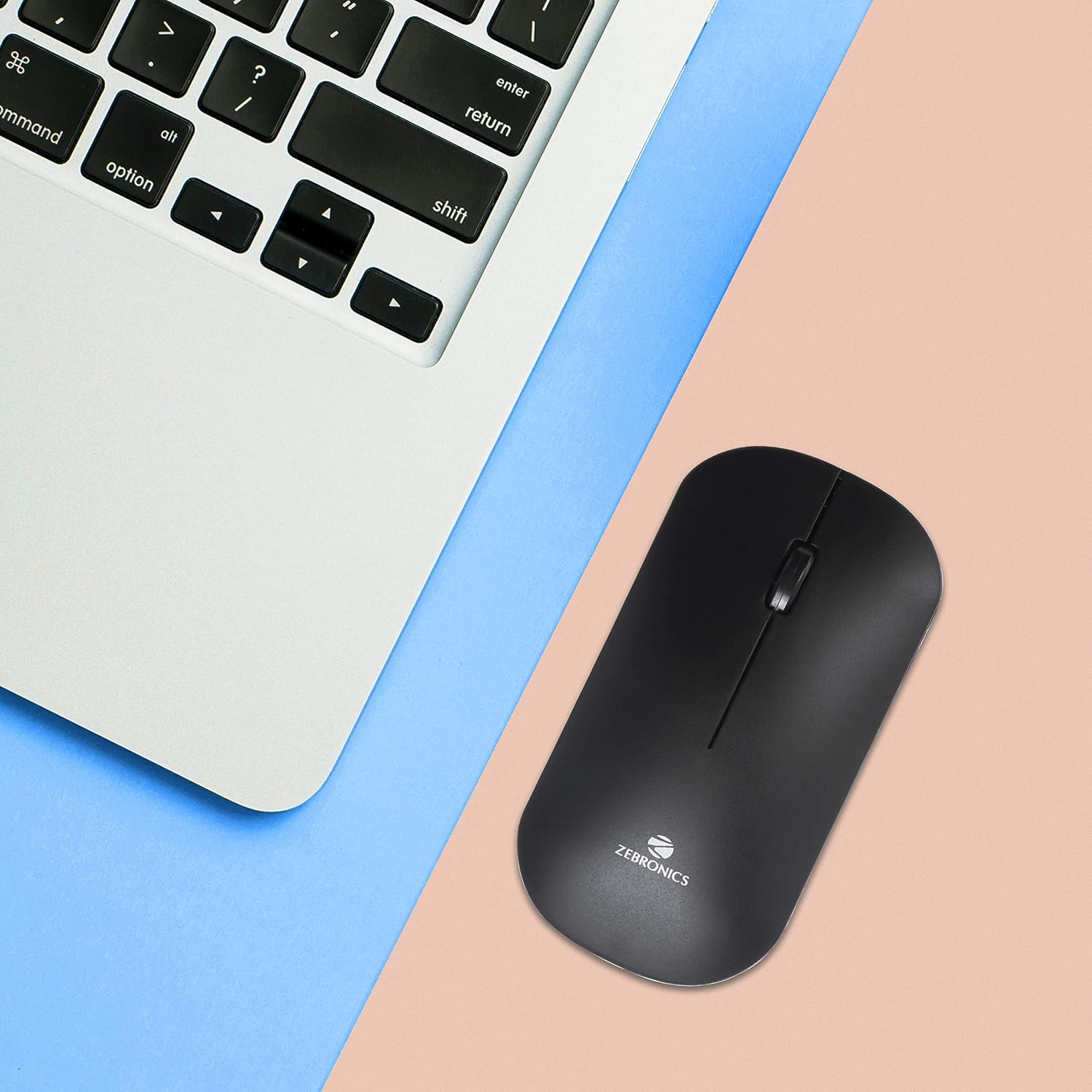 Zebronics-Zeb Dazzle Wireless Optical Mouse with Nano Receiver (Black)
