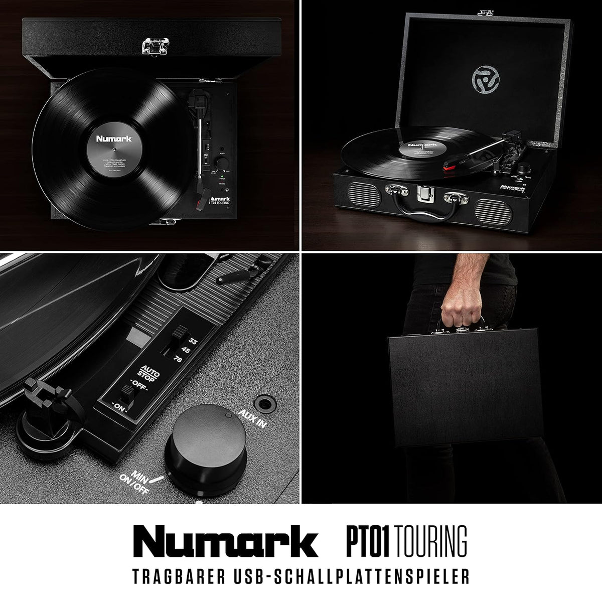 Numark PT01 Touring Touring Turntable