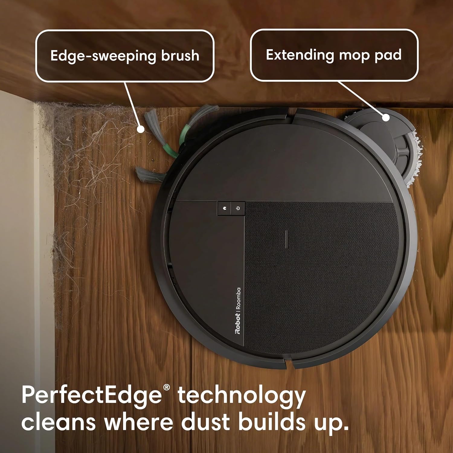 iRobot Roomba Plus 515 Robot Vacuum & Mop Combo, 22,000Pa Suction, 90 Days Self-Emptying, Multifunction Dock, Self‑Cleaning, Heated Wash & Heated Dry, Smart Obstacle Avoidance, Lifting Spinning Mops