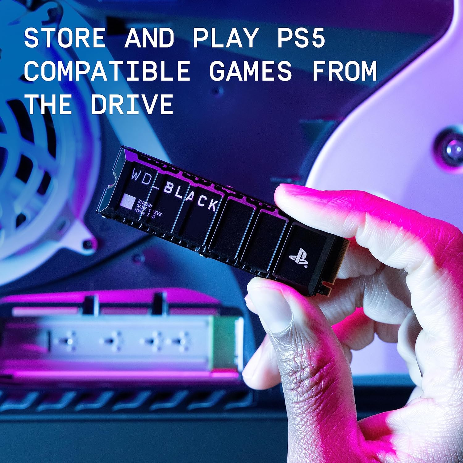 WD_Black SN850P NVMe SSD for PS5 4TB, PCIe Gen 4, Upto 7300MB/s Read, Certified by Sony