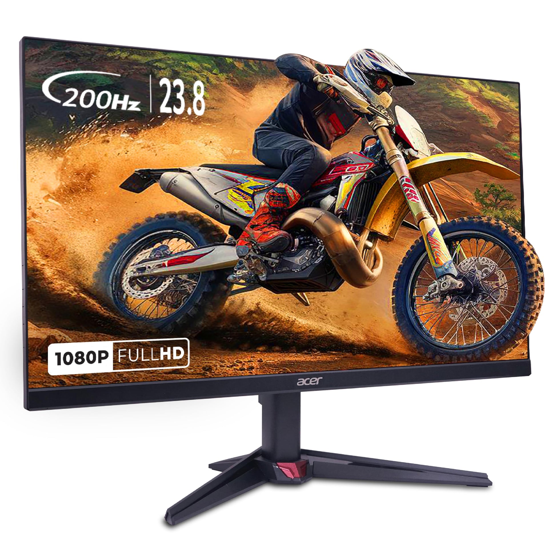 acer Nitro VG270 X1 27 Inch IPS Full HD Backlit LED Gaming Monitor I 0.5 MS Response I 200Hz Refresh Rate I SRGB 99%, HDR 10 I 2xHDMI, 1xDP I Stereo Speakers I AMD FreeSync Premium I Eye Care (Black)