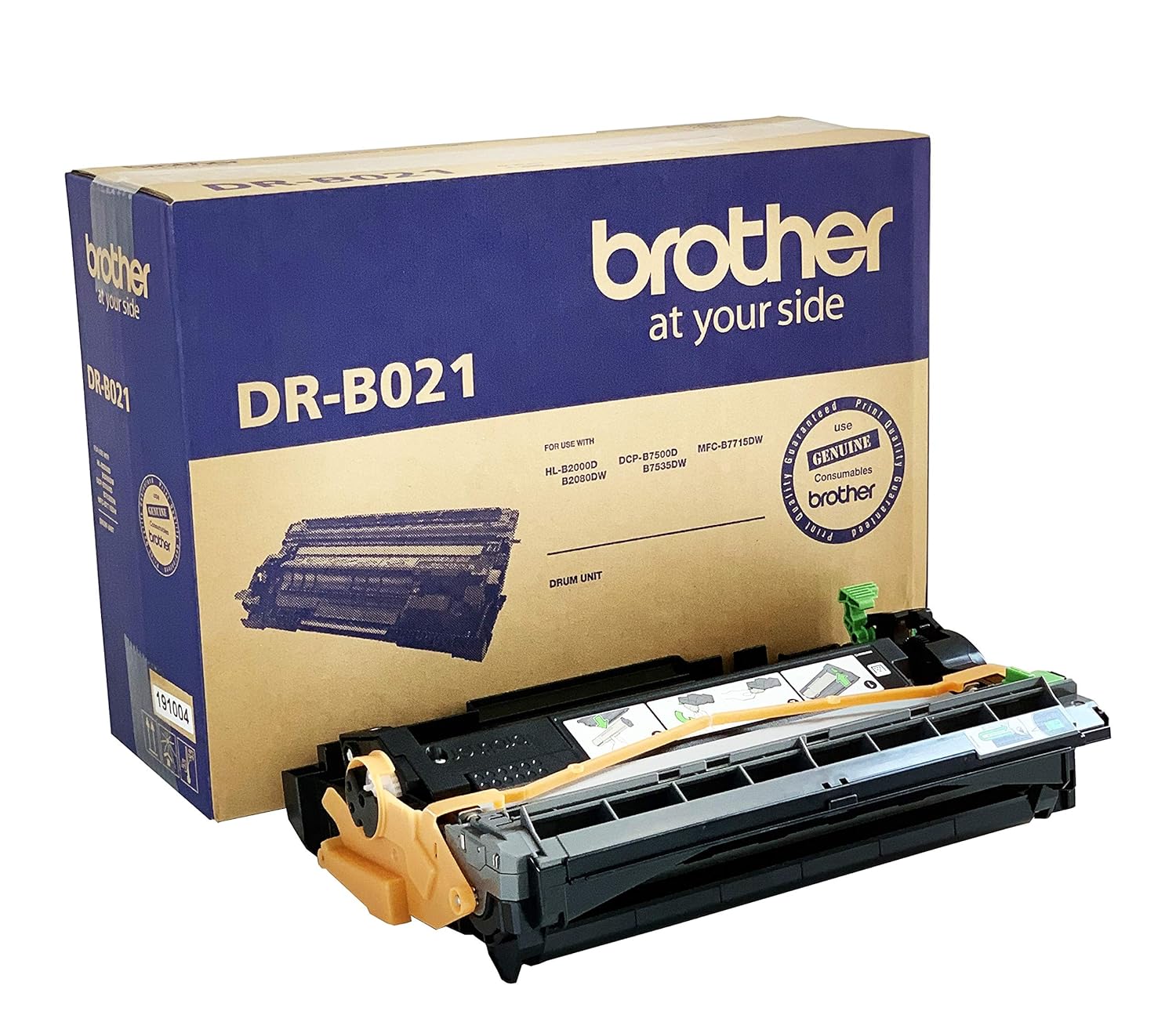 Brother Drum DR-B021 Has 12000 Pages Yield Compatible with HL-B2000D HL-B2080DW HL-B2100DB HL-B2180DWB DCP-B7500D DCP-B7535DW DCP-B7600DB DCP-B7640DWB DCP-B7620DWB MFC-B7717DW MFC-B7810DWB