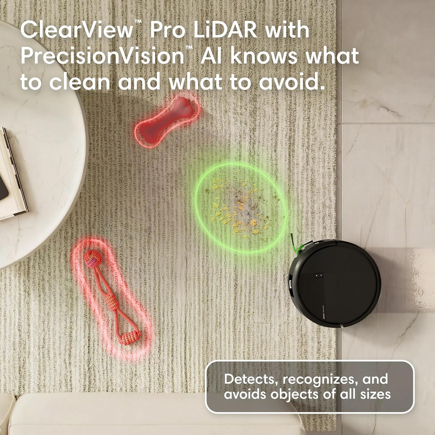 iRobot Roomba Plus 575 Robot Vacuum & Mop Combo, 25,000Pa Suction, PrecisionVision AI Obstacle Avoidance, 90 Days Emptying, Multifunction Dock, Self‑Cleans, Heated Wash & Dry, Lifting Spinning Mops