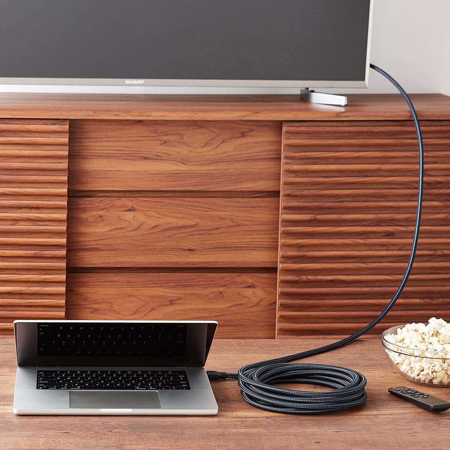 AmazonBasics Braided HDMI Cable - 25-Feet