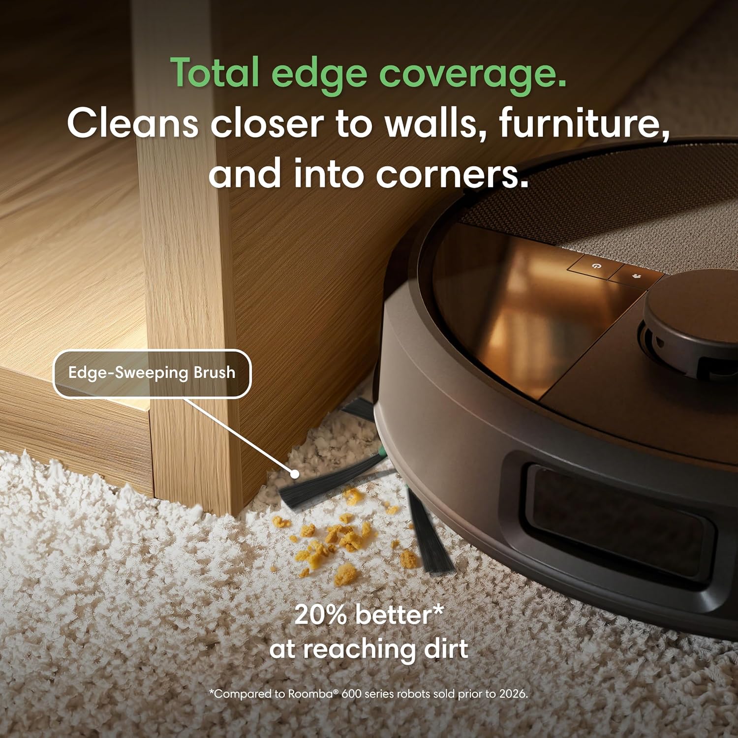 iRobot Roomba Max 715 Pet Robot Vacuum, 30,000Pa Suction, Dual Rubber Anti-Tangle Brushes & Side Brush, 90 Days Self-Emptying, PrecisionVision AI Obstacle Avoidance, 3D Mapping, Advanced Dirt Detect