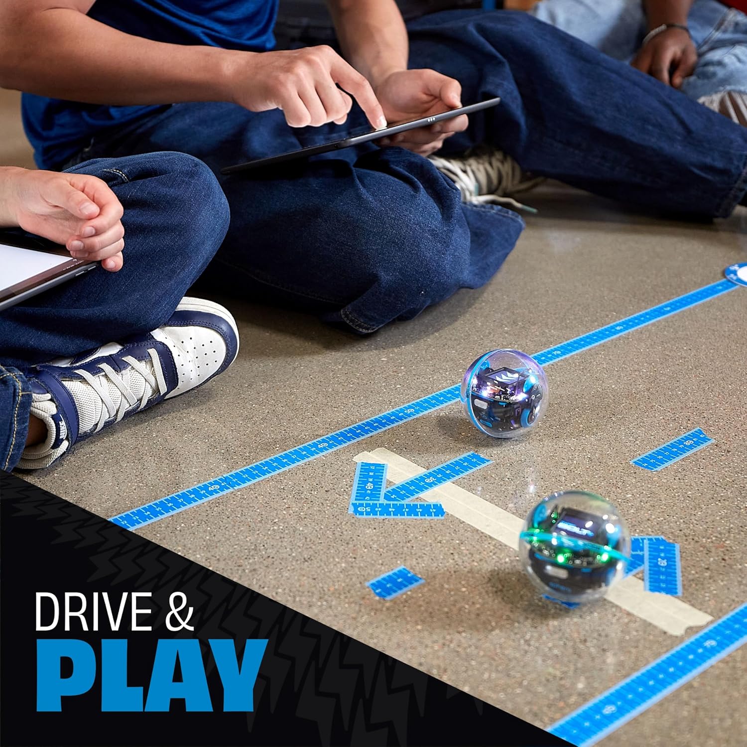 Sphero Bolt+: Coding & AI Learning Robot – Program with Draw, Blocks, Python & Javascript – Animated LCD Display – Ages 8+ – Durable, Qi Charging, Waterproof
