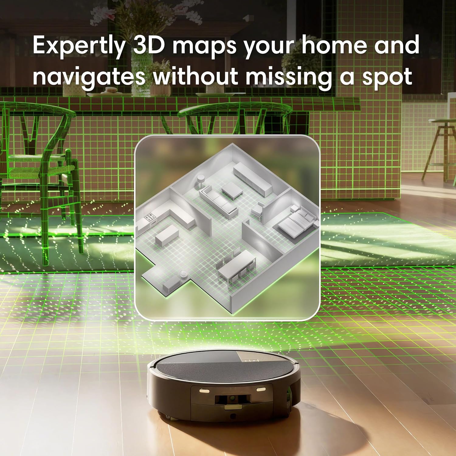 iRobot Roomba Max 775 Pet Robot Vacuum & Mop Combo, 30,000Pa Suction, Heated Mopping, Self-Cleaning Roller Mop, Retracting Mop Cover, Multifunction Dock, Heated Wash & Dry, AI Obstacle Avoidance