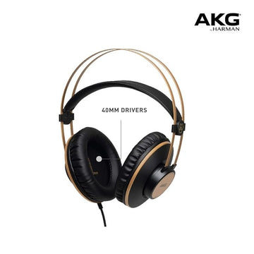 Akg Pro Audio K92 Wired Over Ear Headphones Without Mic (Black)