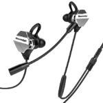 Cosmic Byte CB-EP-04 Gaming Wired in Ear Earphone with Microphone Detachable for PC, PS4, Mobiles, Tablets (Black/Silver)