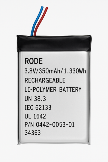 Original Battery Replacement for Rode Wireless Go II 0442-0053-01