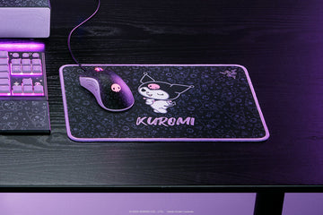 Razer DeathAdder Essential Kuromi Edition Gaming Mouse & Mouse Pad Bundle – 6400 DPI Ergonomic Wired Mouse for PC Gamers