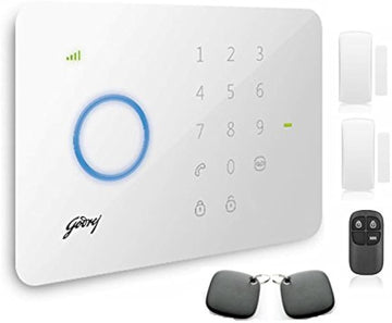 Godrej Security Solutions Eagle-I Pro Wireless Burglar Alarm Kit (White)