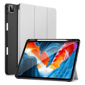 ESR Rebound Pencil Case for iPad Pro 12.9 (2021–2025) 5th, 6th Gen & New Models – Magnetic Apple Pencil Holder Cover, Grey iPad-64