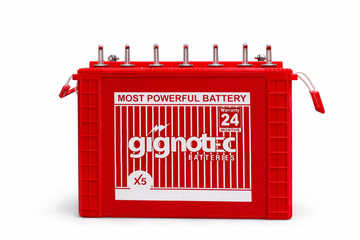 GignoTec X5 230 AH Tall Tubular Inverter Battery | Healthy Eco Energy Saving | Long Backup | Low Maintenance | Heavy Duty Performance
