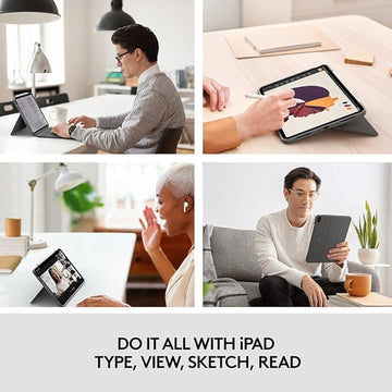 Logitech Combo Touch iPad Pro 12.9-inch (5th, 6th gen - 2021, 2022) Keyboard Case - Detachable Backlit Keyboard with Kickstand, Click-Anywhere Trackpa (Copy)