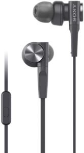 Sony MDR-XB55AP Premium in-Ear Extra Bass Wired Headphones with Mic (Black)