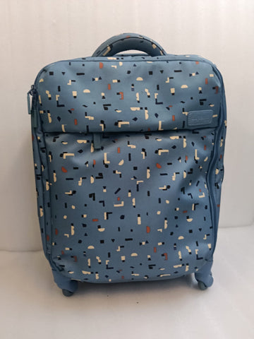 Lipault Luggage LIP GEO FRACTUAL ICY BLUE SPINNER 55/20 FL(55X22X38)cm Travel Bag