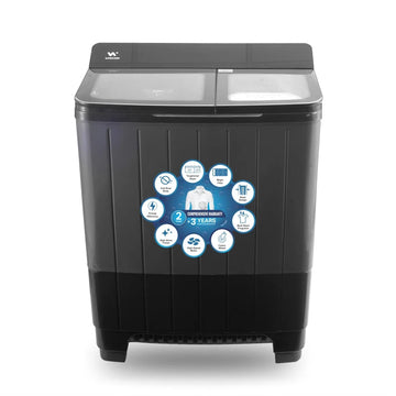 WILSON 14Kg Semi-Automatic Washing Machine with Dual Tub (WS1400PTS)(BLACK)