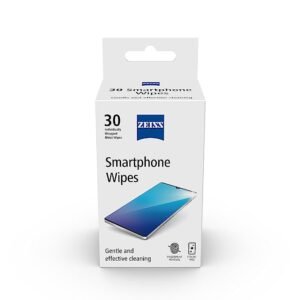 ZEISS Smartphone Wipes - Pack of 2 (30*2=60 MOIST WIPES)