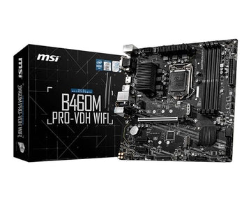 MSI B460M PRO-VDH WiFi MicvroATX Gaming Motherboard Socket A DDR4 (SEALED PACK)