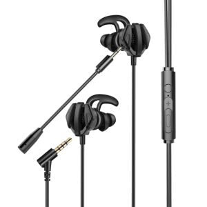 Cosmic Byte CB-EP-05 Wired Gaming in Ear Earphone with Microphone Detachable for PC, PS4, Mobiles, Tablets (Black)