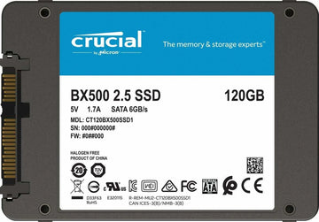 Crucial BX500 120 GB Laptop ssd{Under 6 Month Warranty}