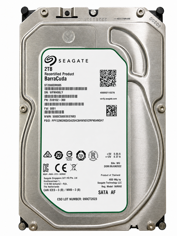 Seagate Barracuda 2TB 3.5 inch Recertified product(ST2000DM005)(Under 6 Month Warranty)