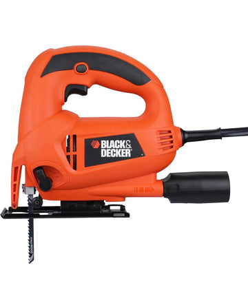 BLACK+DECKER KS700PE 480W 280V 3000 RPM Corded Variable Speed Pendulum Jigsaw to Cut High Density Materials, For Home, DIY & Professional Use, ORANGE & BLACK