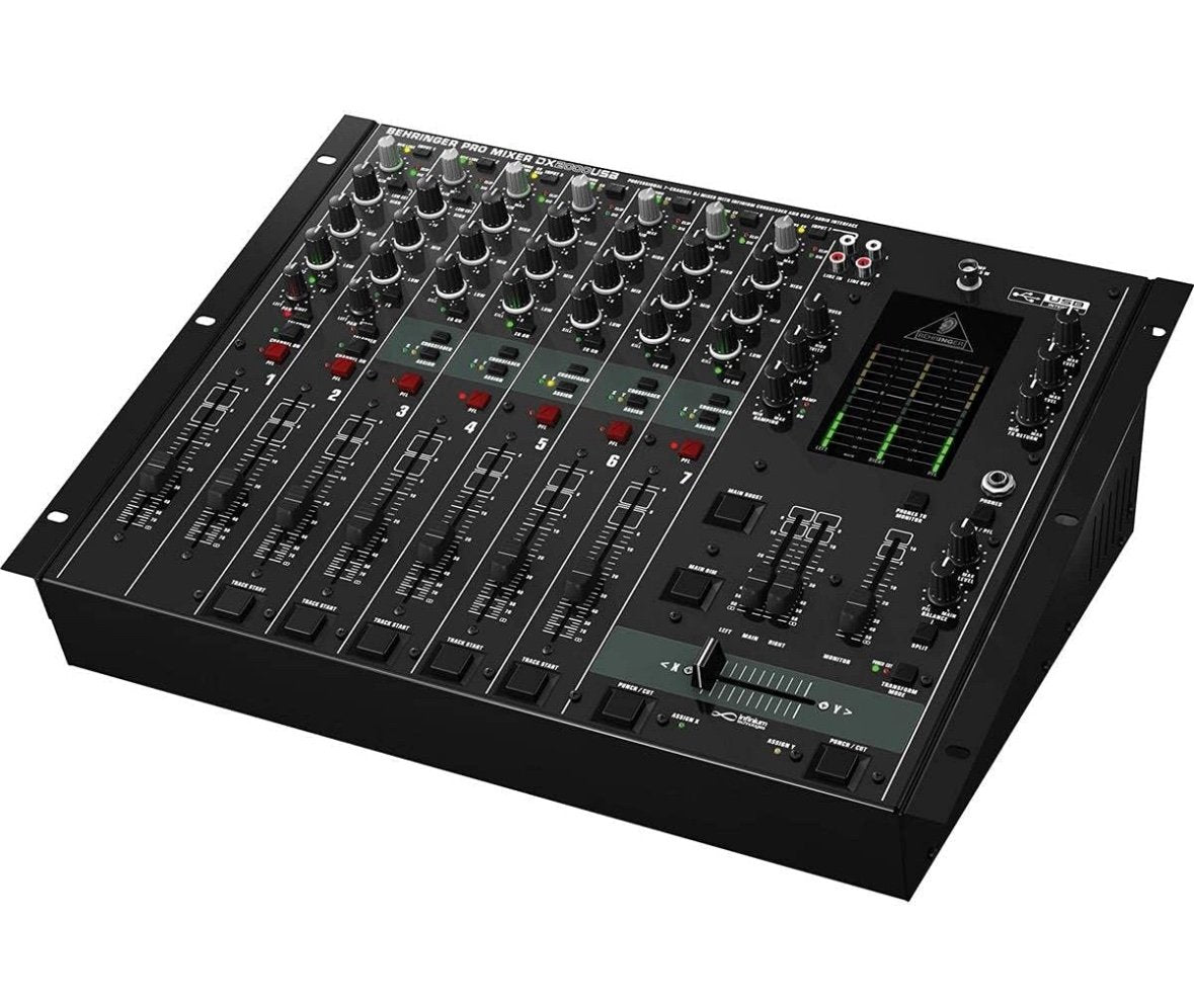 Behringer DX2000USB Professional 7-Channel DJ Mixer with infinium "Contact-Free" VCA Crossfader, USB/Audio Interface and Massive Software Bundle