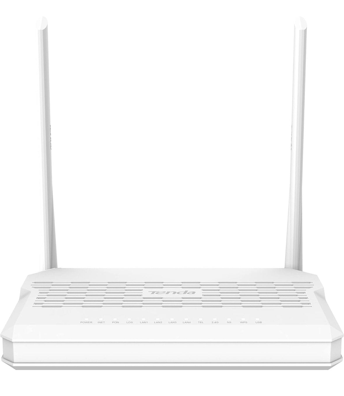 Tenda HG9 AC1200 Dualband Wi-Fi GPON ONT Router, 4 Gigabit Ports, 2X6dBi Antennas, Up to 1176Mbps Wi-Fi Linking, Dual_Band (White)
