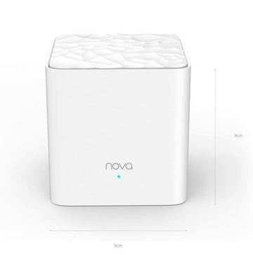 Tenda Nova MW3 Whole Home Mesh 1200 Mbps Dual_Band Router WiFi System, Plug and Play (White)