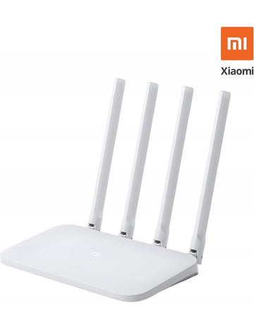 Xiaomi Mi Smart Router 4C, 300 Mbps with 4 high-Performance Antenna & App Control, Single_Band, Wi-Fi, White