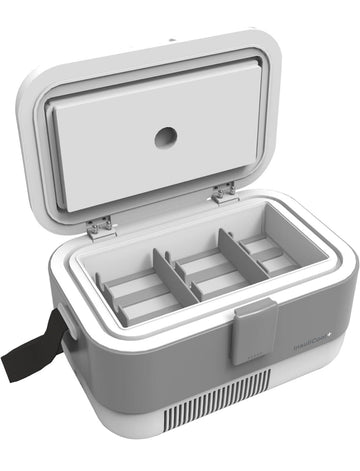 Godrej Portable Insulin Cooler for Diabetics (TEC InsuliCool + 0.5L, Grey, maintains precise temperature of 2-8°C for Insulin vial storage)