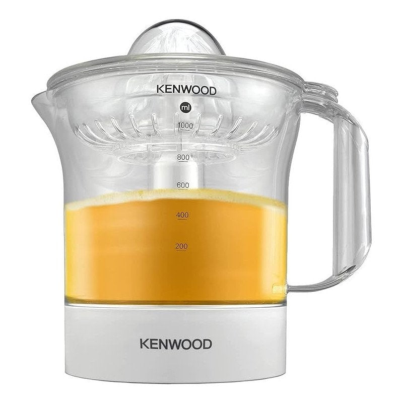 Kenwood Citrus Juicer 40w Juice Extractor With 1l Transparent Juice Jug Dust Cover 2 Way Rotation Cord Storage For Home Restaurant And Cafeteria Je280a White Colour