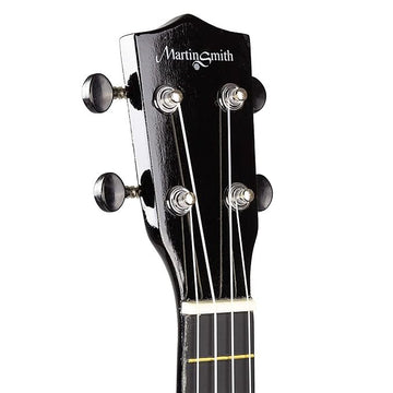 Martin Smith UK-212 Ultimate Soprano UKulele Starter Kit (Black