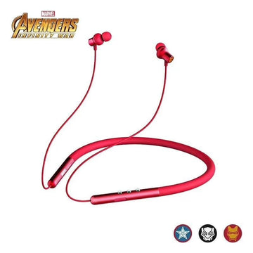 Marvel Avengers Infinity War Stereo Neckband Sports Wireless Bluetooth Headset ( RED )