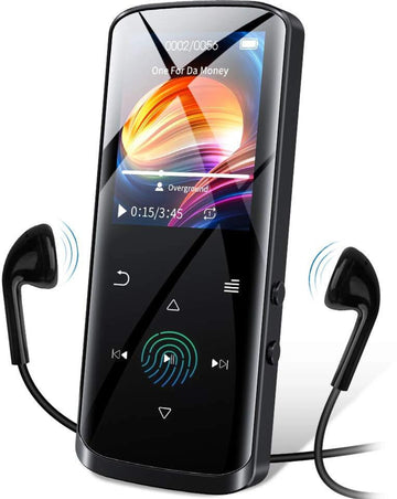 Ruizu -/D50 - 8G MP3 Player, Bluetooth 5.0 8 GB MP3 Player (Black, 0 Display)