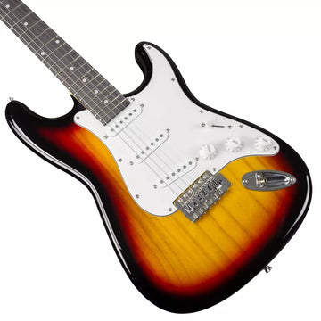 RockJam RJEG02-SK-BK Electric Guitar