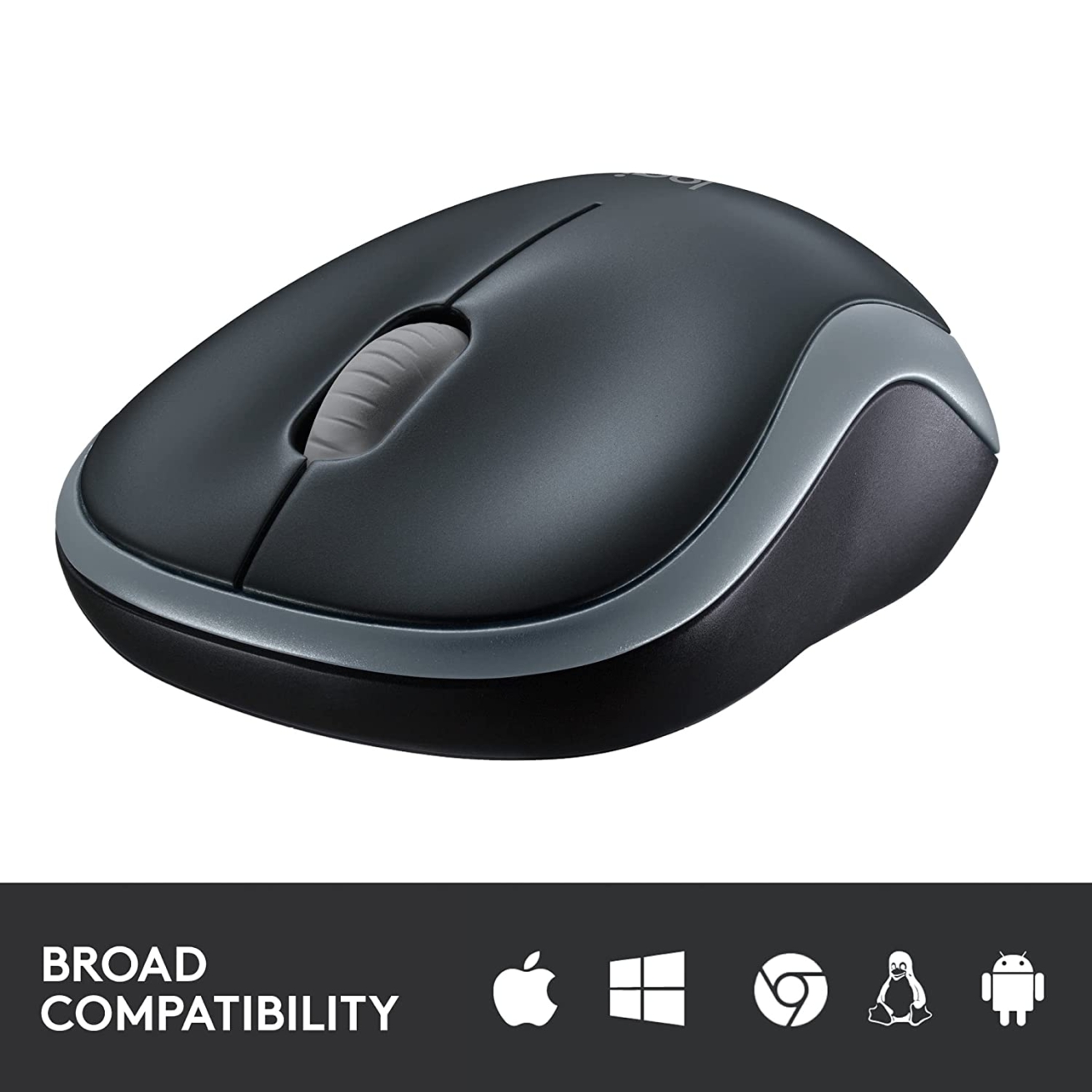 Logitech M185 Wireless Mouse, 2.4GHz with USB Mini Receiver, 12-Month  Battery Life, 1000 DPI Optical Tracking, Ambidextrous, Compatible with PC,  Mac