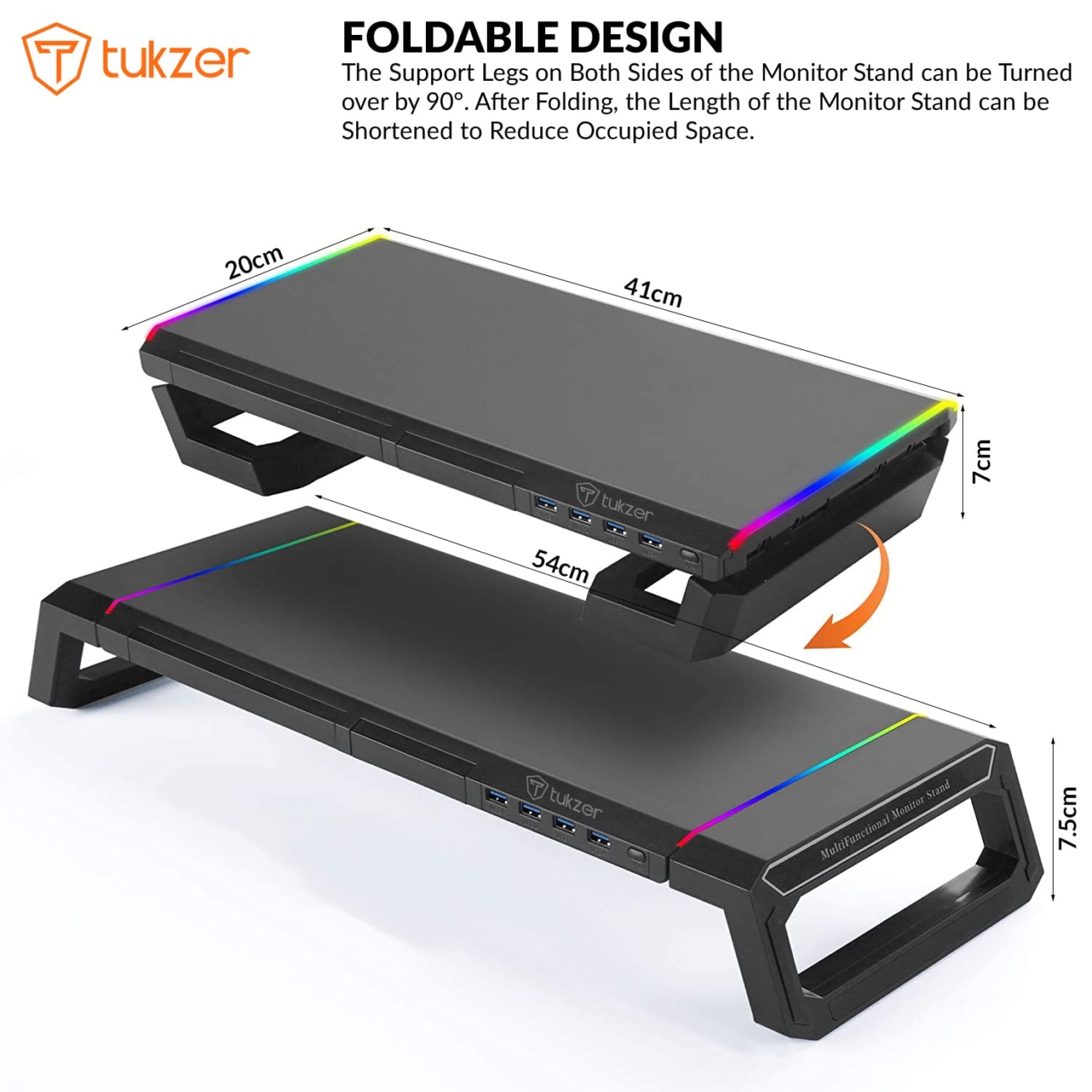 foldable monitor stand