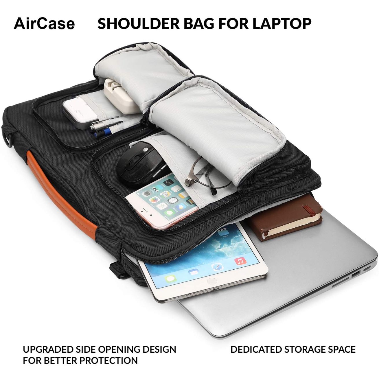 Buy Aircase Black Laptop Bag Online at Best Prices in India - JioMart.
