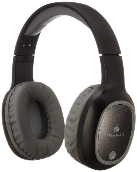 Zebronics Zeb-Thunder Wireless BT Headphone (BLACK)