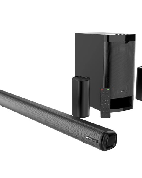 Zebronics Zeb-Juke Bar 9400 Pro Dolby 5.1, 525W 5.1 Soundbar with Subwoofer Supports