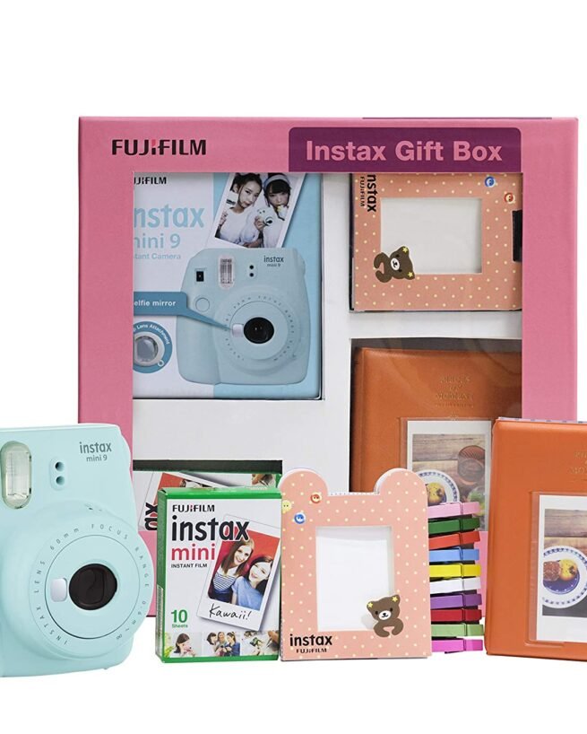 FUJIFILM Instax Mini 9 Ice Blue Instant Film Camera newest