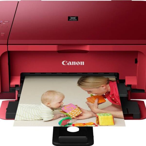 Canon Pixma MG3670 All-in-One Inkjet Wireless Printer (RED)