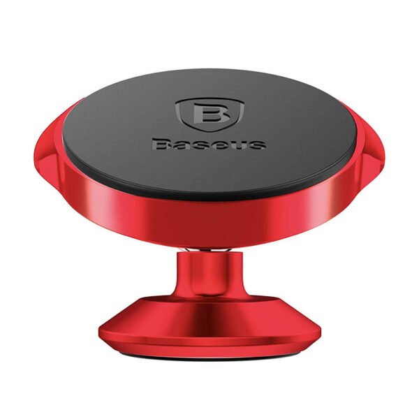Baseus Magnetic Universal Car Phone Holder for iPhone X 8 7 Plus Samsung Galaxy S9 S8 S7 S6 GPS for Car Dashboard Mount 360 Degrees Car Mount Phone Holder ? (Red)
